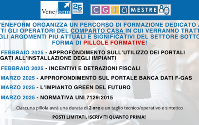 PILLOLE FORMATIVE 2025 – COMPARTO CASA